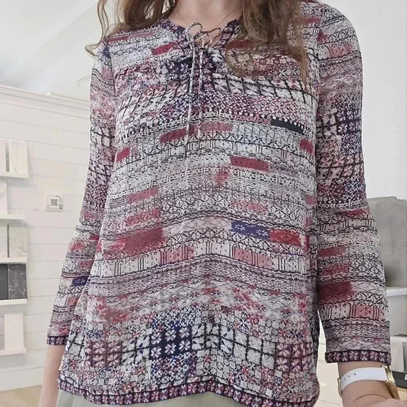 COPY 100% Silk - Joie long sleeve silk blouse - Picture 14 of 14